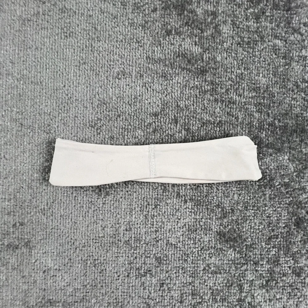 Lululemon Cardio Cross Trainer Headband Light Pink Luxtreme Velvet Gripper 4265